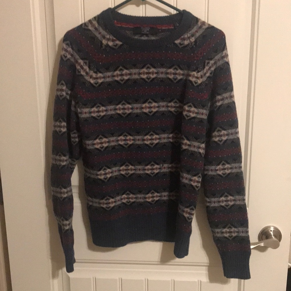 J Crew Men’s Lambswool Sweater (medium but shrunk to small)